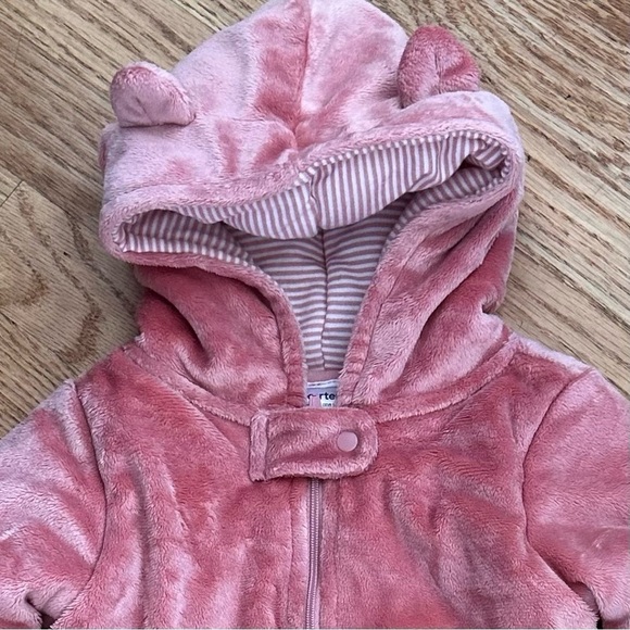 Carter’s Baby Snowsuit Fox Pink Size 9 months - Picture 2 of 10